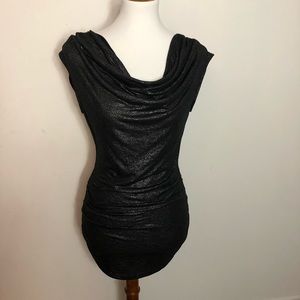 Black shimmer tank by Express